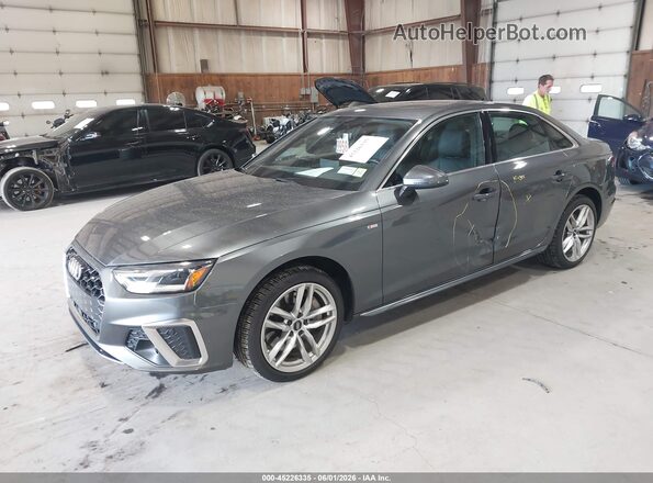 WAUDAAF46MN004560 2021 AUDI A4 Gray Przód lewy