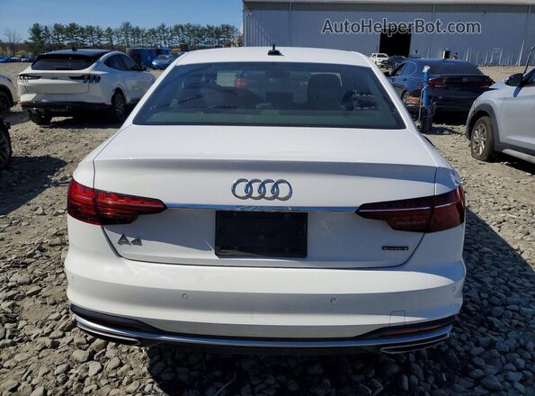 WAUDAAF49MA013941 2021 AUDI A4 White Вид ззаду