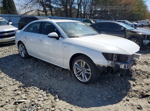 WAUDAAF49MA013941 2021 AUDI A4 White Передня права чверть