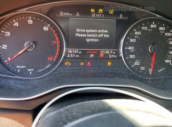 WAUDAAF49MA013941 2021 AUDI A4 White Вид щитка приладів