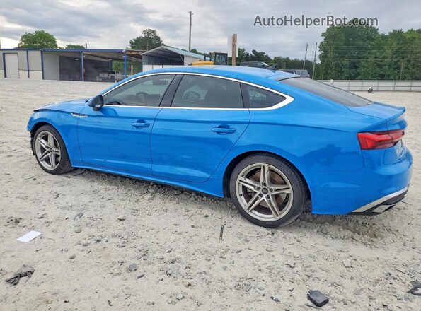 WAUDACF50MA058545 2021 AUDI A5 Blue Tył lewy