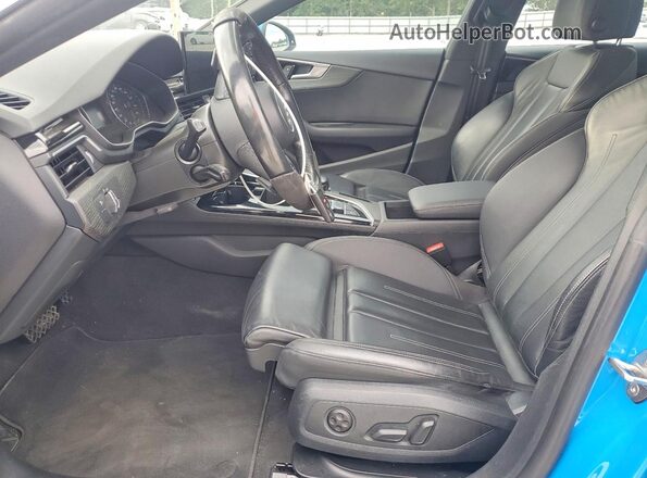 WAUDACF50MA058545 2021 AUDI A5 Blue Widok wnętrza z przodu