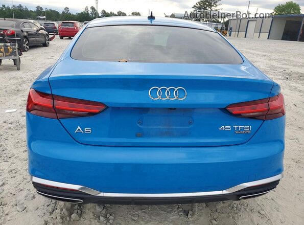 WAUDACF50MA058545 2021 AUDI A5 Blue Widok z tyłu
