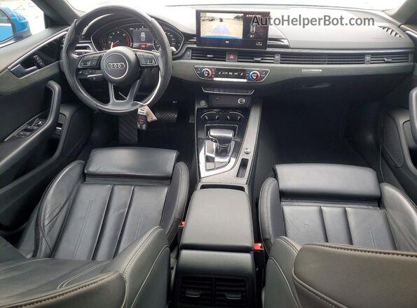 WAUDACF50MA058545 2021 AUDI A5 Blue Widok deski rozdzielczej