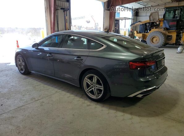 WAUDACF52MA002655 2021 AUDI A5 Серый Задняя левая четверть
