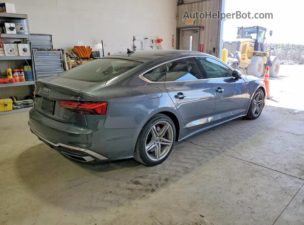 WAUDACF52MA002655 2021 AUDI A5 Серый Задняя правая четверть