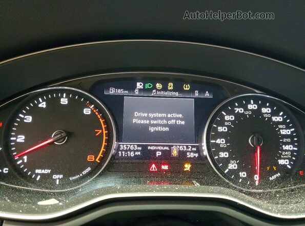 WAUDACF52MA002655 2021 AUDI A5 Серый Вид щитка приборов