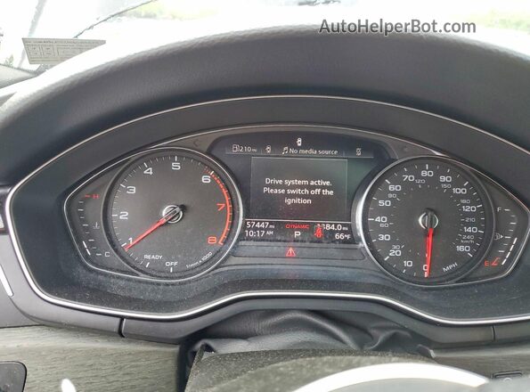 WAUDACF52MA039379 2021 AUDI A5 Black Widok zestawu wskaźników