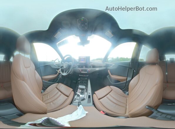 WAUDACF53MA038063 2021 AUDI A5 White VIN კოდის სტიკერის ხედი