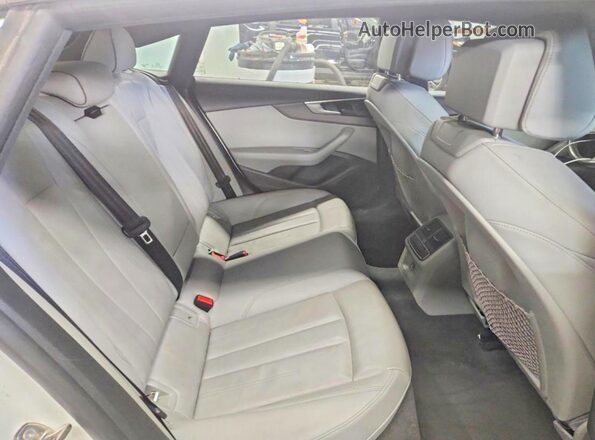 WAUDACF53NA008756 2022 AUDI A5 White უკანა სავარძლების ხედი