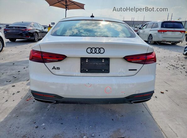WAUDACF54NA008829 2022 AUDI A5 White Հետևի տեսք