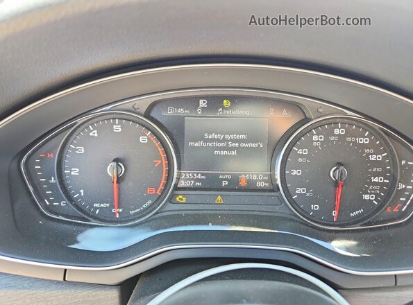 WAUDACF56PA010701 2023 AUDI A5 Charcoal Սարքավորումների վահանակի տեսք