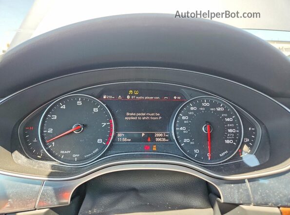WAUDFAFC8GN154375 2016 AUDI A6 Silver 