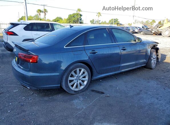 WAUDFAFCXGN062975 2016 AUDI A6 Charcoal Trasero derecho