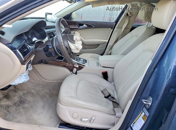 WAUDFAFCXGN062975 2016 AUDI A6 Charcoal Vista interior delantera