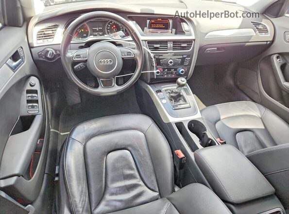 WAUDFAFL4GA004447 2016 AUDI A4 Black Առջևի վահանակի տեսք