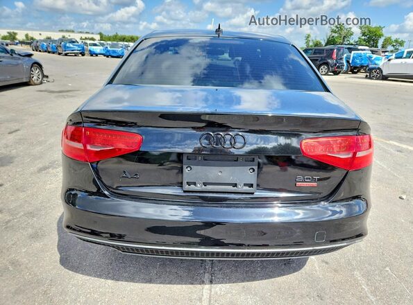 WAUDFAFL4GA004447 2016 AUDI A4 Black Հետևի տեսք