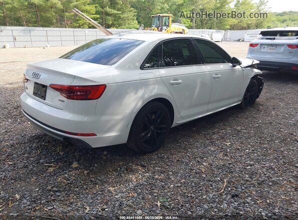 WAUDNAF40HN054591 2017 AUDI A4 White Tył prawy