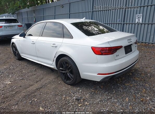 WAUDNAF40HN054591 2017 AUDI A4 White Tył lewy
