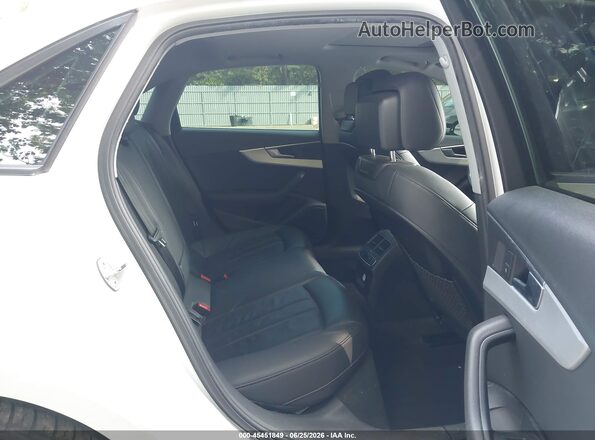 WAUDNAF40HN054591 2017 AUDI A4 White Widok naklejki z numerem VIN