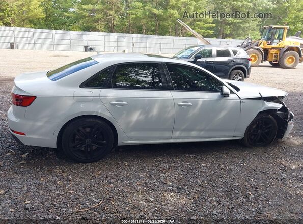 WAUDNAF40HN054591 2017 AUDI A4 White Widok wnętrza z tyłu
