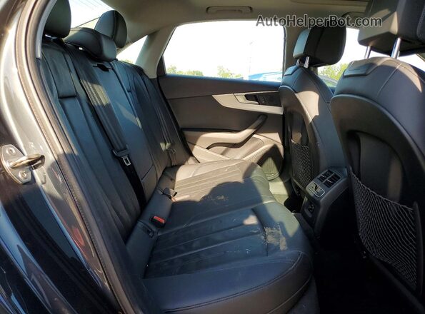 WAUDNAF40JA130971 2018 AUDI A4 Black Հետևի նստատեղերի տեսք
