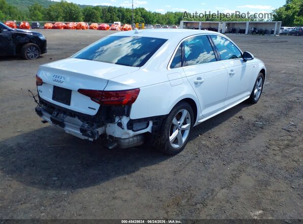 WAUDNAF40KA043346 2019 AUDI A4 White Հետևի աջ