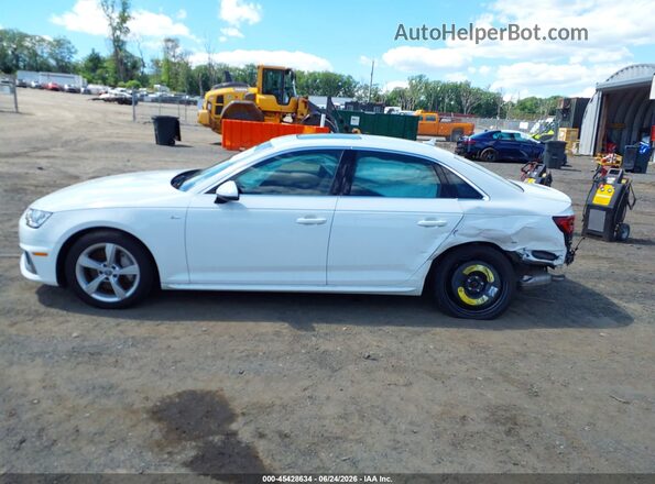 WAUDNAF40KA043346 2019 AUDI A4 White 