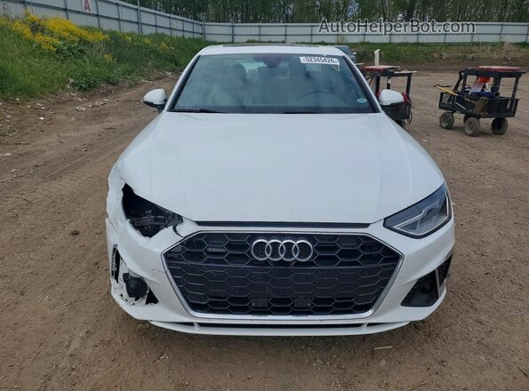 WAUDNAF40LN012933 2020 AUDI A4 White წინა ხედი