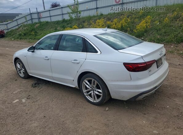 WAUDNAF40LN012933 2020 AUDI A4 White უკანა მარცხენა