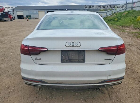 WAUDNAF40LN012933 2020 AUDI A4 White უკანა ხედი