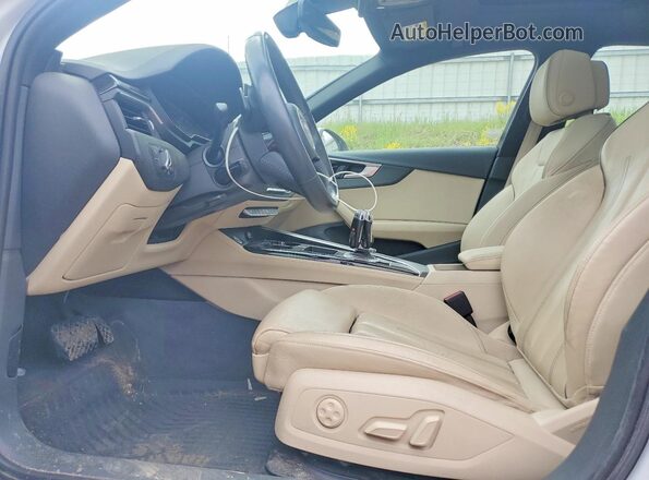 WAUDNAF40LN012933 2020 AUDI A4 White წინა სალონის ხედი