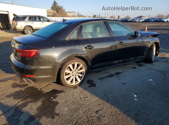 WAUDNAF41JA094787 2018 AUDI A4 Black Tył prawy