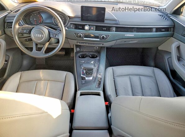 WAUDNAF41JA094787 2018 AUDI A4 Black Widok deski rozdzielczej