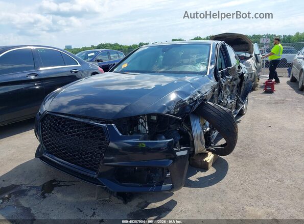 WAUDNAF44HN050771 2017 AUDI A4 Black Передня ліва чверть