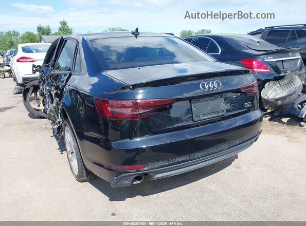 WAUDNAF44HN050771 2017 AUDI A4 Black Задня ліва чверть