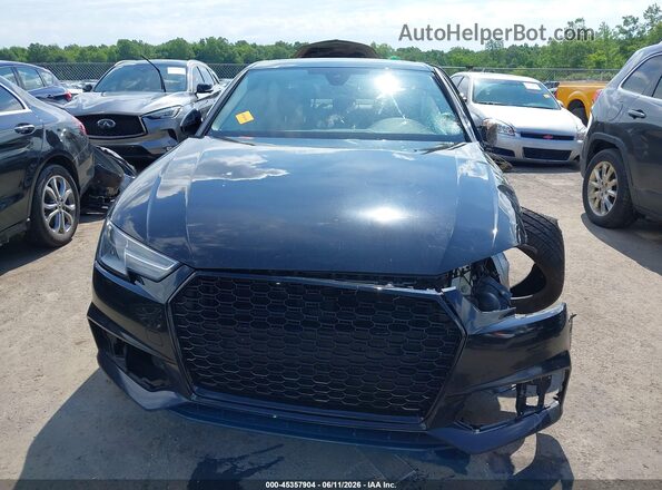 WAUDNAF44HN050771 2017 AUDI A4 Black Вид задньої частини салону