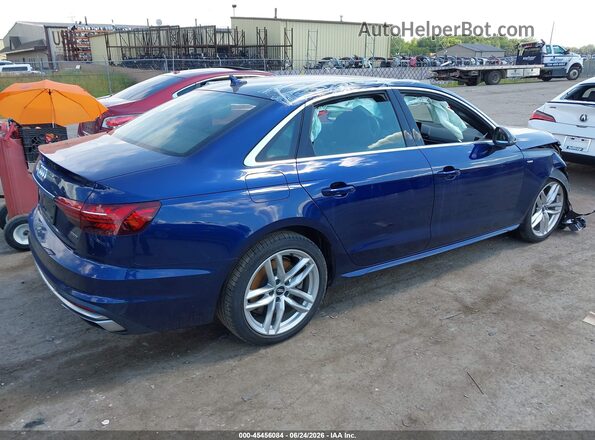 WAUDNAF44LN004558 2020 AUDI A4 Blue Tył prawy