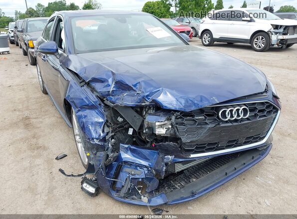 WAUDNAF44LN004558 2020 AUDI A4 Blue Widok z przodu
