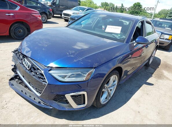 WAUDNAF44LN004558 2020 AUDI A4 Blue Przód lewy