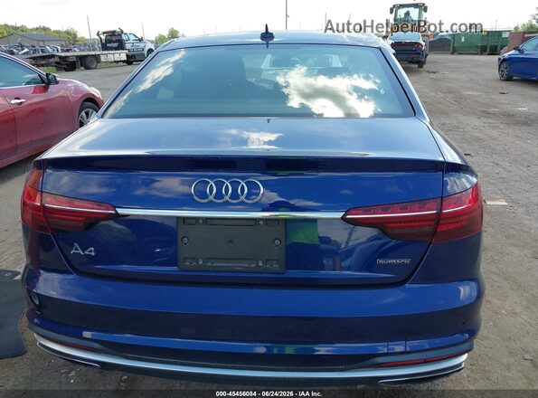 WAUDNAF44LN004558 2020 AUDI A4 Blue 