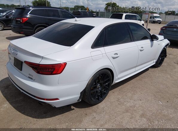 WAUDNAF45HN040637 2017 AUDI A4 White Trasero derecho