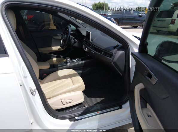 WAUDNAF45HN040637 2017 AUDI A4 White Vista interior delantera