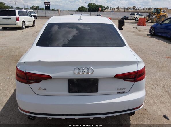 WAUDNAF45HN040637 2017 AUDI A4 White 