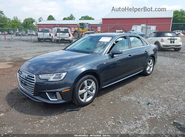 WAUDNAF45KN019357 2019 AUDI A4 Gray Передня ліва чверть