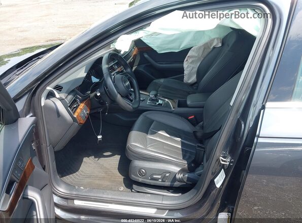 WAUDNAF45KN019357 2019 AUDI A4 Gray Вид салону спереду