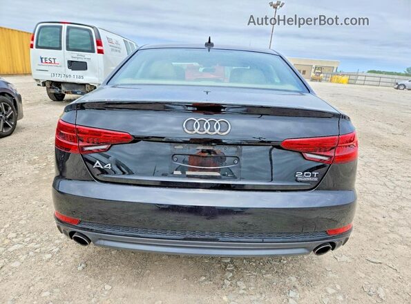 WAUDNAF47HN046830 2017 AUDI A4 Black Widok z tyłu