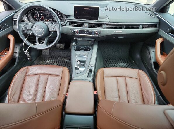 WAUDNAF47HN046830 2017 AUDI A4 Black Widok deski rozdzielczej
