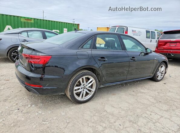 WAUDNAF47HN046830 2017 AUDI A4 Black Tył prawy