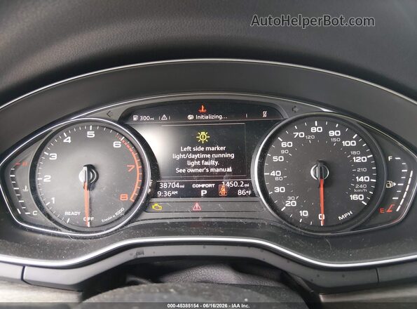 WAUDNAF47KA053663 2019 AUDI OTHER White Rear seats view